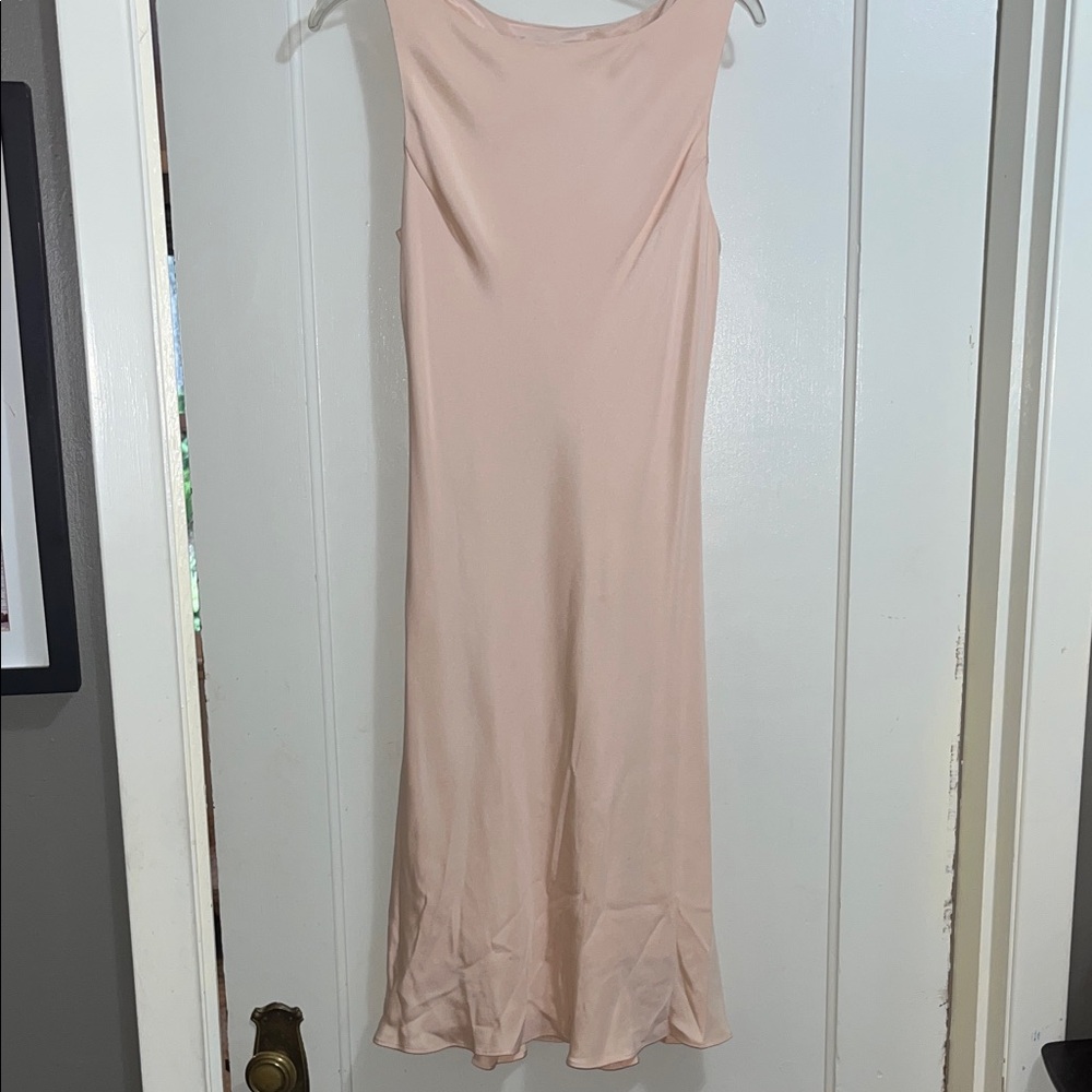 100% PURE Silk Slip Dress in stunning Champagne